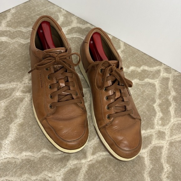Cole Haan leather men\'s tan  12M Vartan Grands OS EUC main image 4